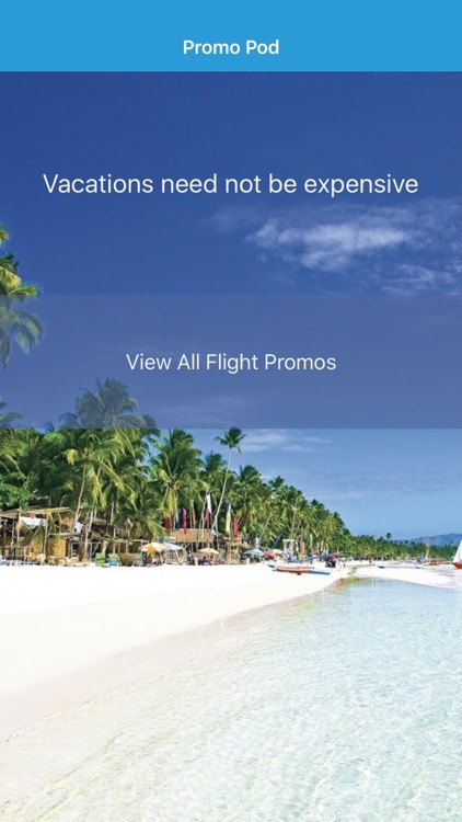 Promo Pod: The source for awesome air fare promos!