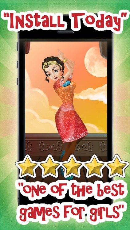 Indian Girl Dress-Up Salon - Cool Fashion and Style Make-Over Game For Girls FREE screenshot-4