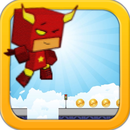 Mega Blocky Man Run iOS App