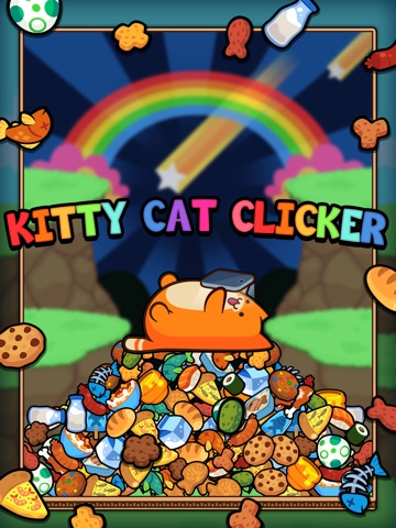 Игра Kitty Cat Clicker - Поток виртуальный кошку с печеньем и конфетами