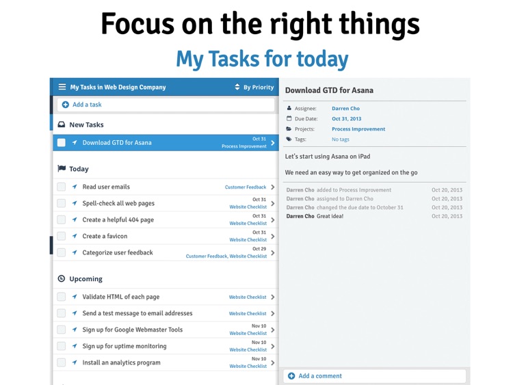 GTD for Asana - Do less. Get more done.