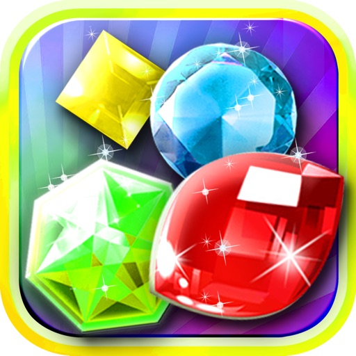 Jewel's Drop 2 Match-3 - diamond dream game and kids digger's mania hd free iOS App