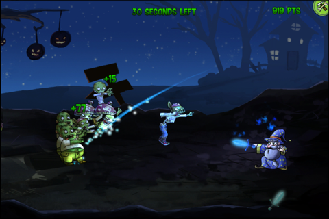 Magical Zombie Smasher Lite screenshot 2