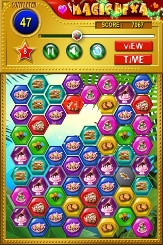 Magic Hexa: A puzzle game about matching and connecting sweets, colors, dots and pieces screenshot 4