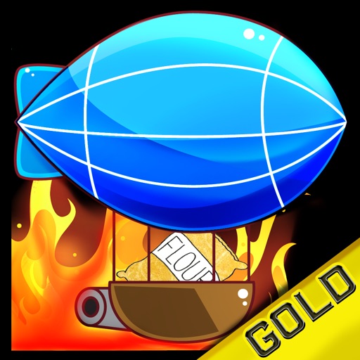 Airship Flour Bomb Throwing In The Cookies City - Gold Edition