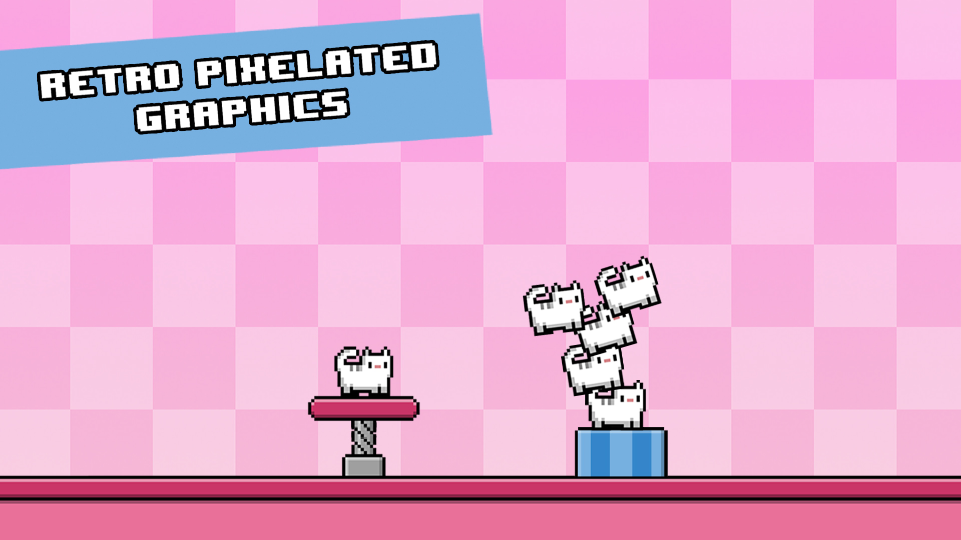 Cat-A-Pult: Endless stacking of 8-bit kittens