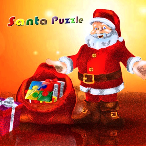 Santa Puzzle - WIth Christmas Wallpaper Jigsaw Puzzle Icon