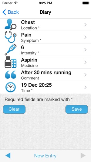 Symptom Diary(圖1)-速報App