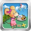 Cake and Fruit:Delicious Number-Kimi's Picnic:Primar Math Free