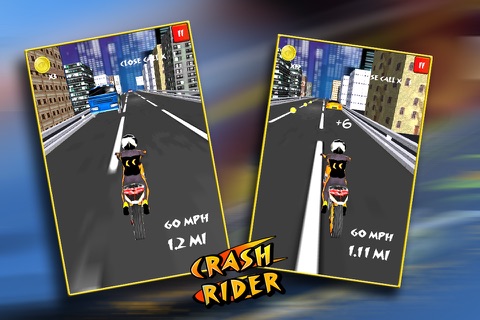 Crash Rider - 3D Bike Race Free screenshot 2