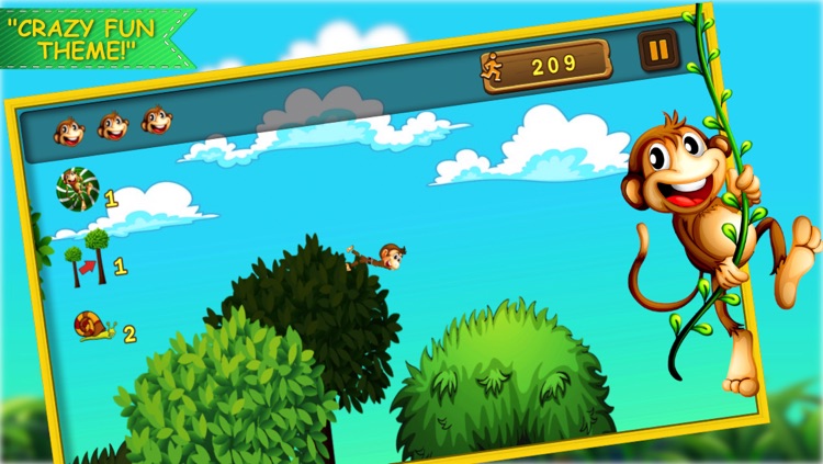 Super Monkey Swing - Jungle Adventure Physics FREE Edition screenshot-3