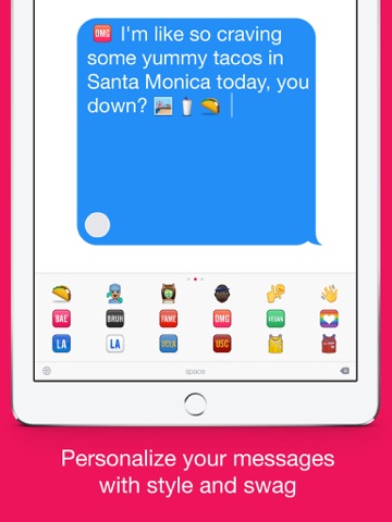 Screenshot #5 pour New Emojis - Extra Emoji Stickers Free! (Life in LA)