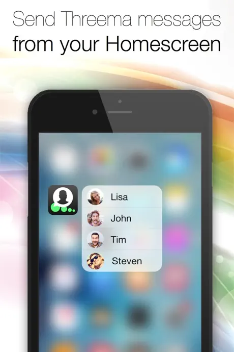 Quick Actions for Threema - A shortcut to Threema right from you