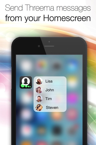 Quick Actions for Threema - A shortcut to Threema right from your Homescreen!のおすすめ画像1