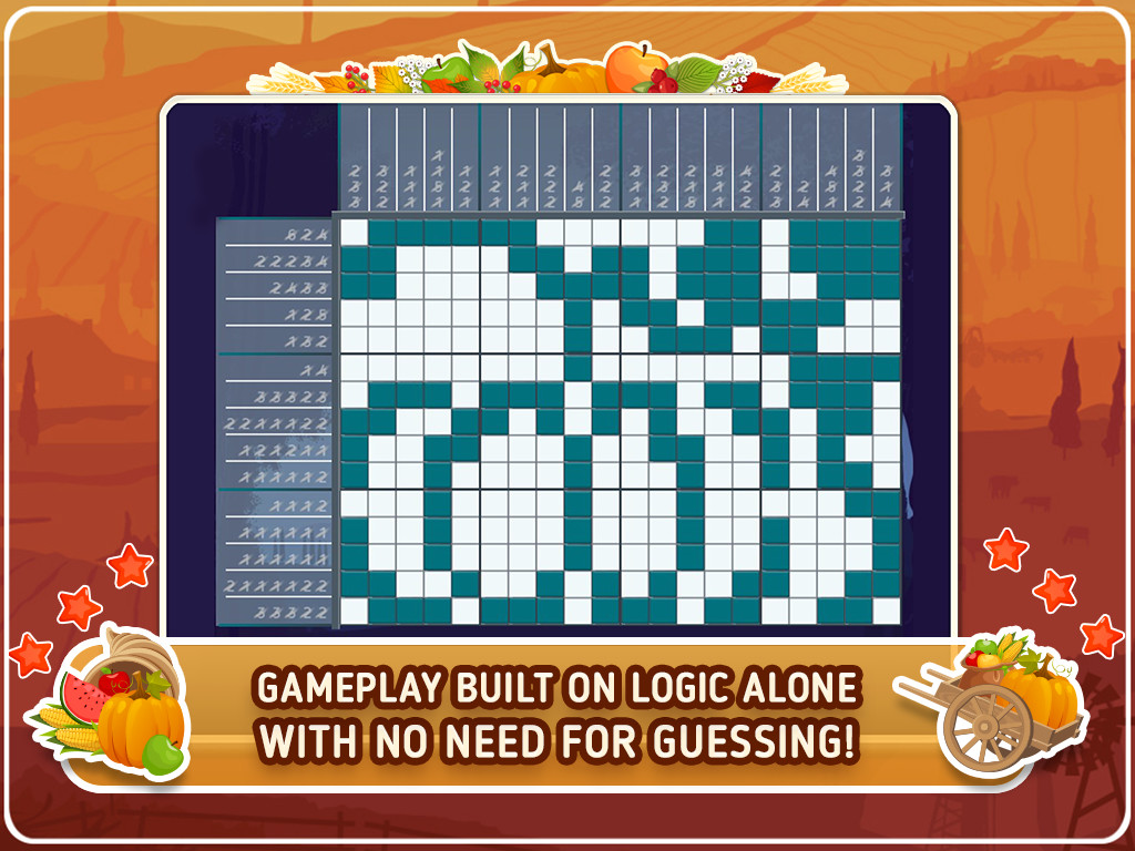 Thanksgiving Day Griddlers Free screenshot 10