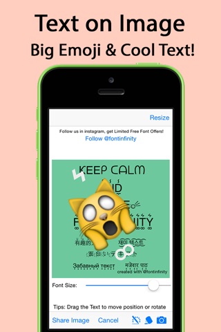 Font Infinity Pro ∞  Better Emoji Fonts & New Cool Text Styles on Images screenshot 3