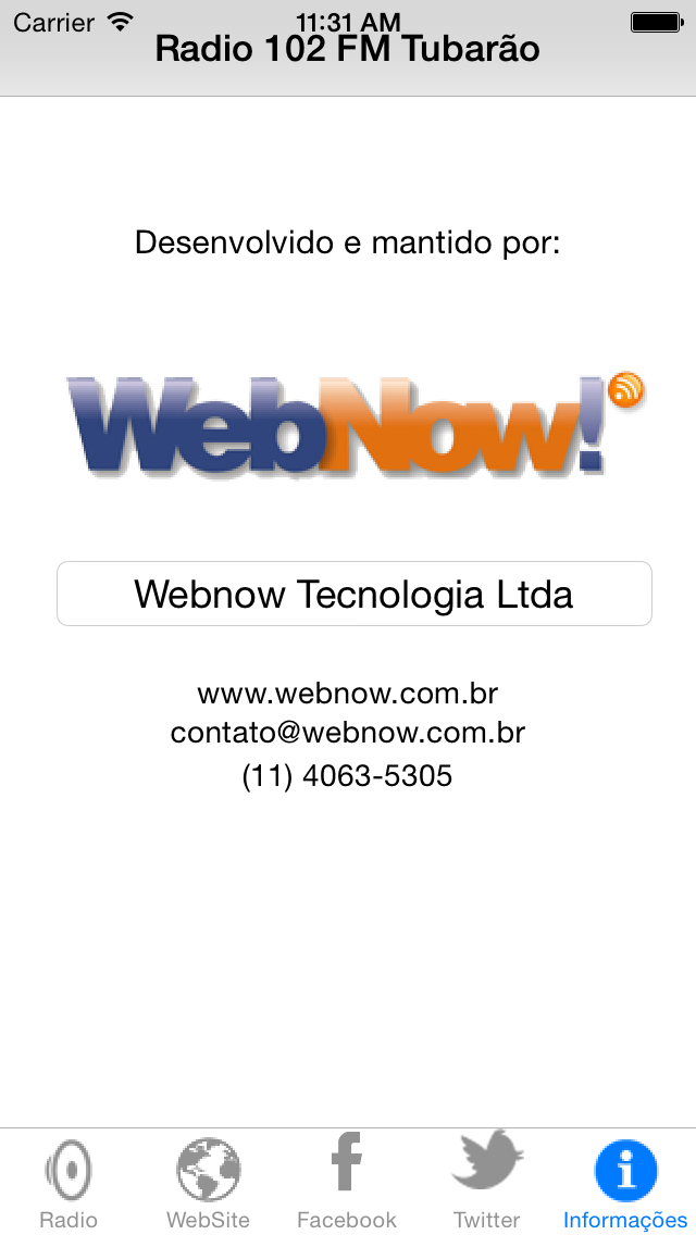 Rádio 102 FM Tubarão