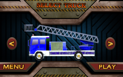 American fire truck parking 3D screenshot 3