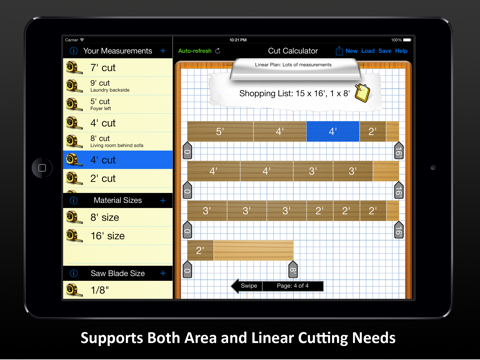 Screenshot #2 for Cut Calculator