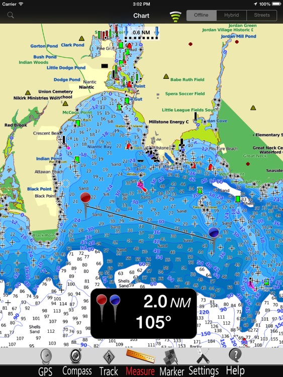 Connecticut Nautical Chart Pro