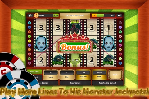 Monster Jackpots- Free Win Big Lucky 777 Slots Casino Game! screenshot 3