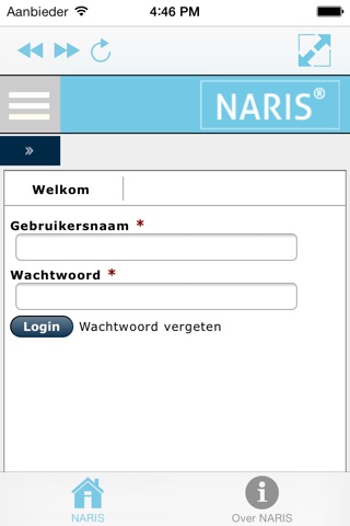 NARIS screenshot 2