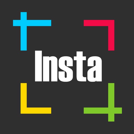 InstaCam - Square No Crop Video & Photo Editor Clip into Instagram with Blur Border and Text Icon