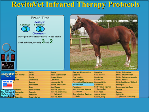 Screenshot #4 pour Revitavet Infrared Therapy Protocols