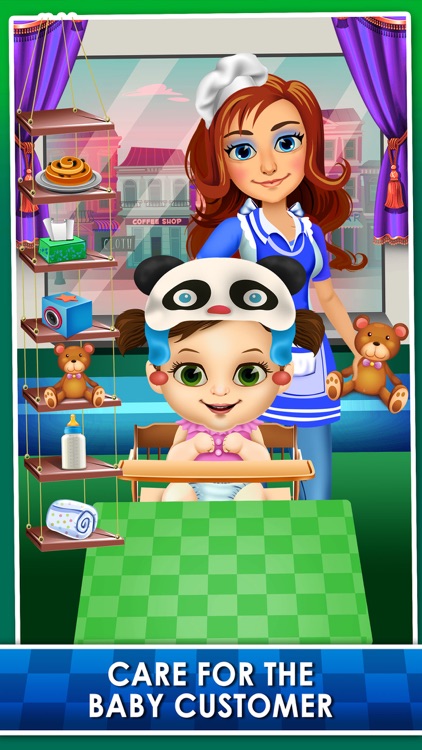 Waitress Mommy's Newborn Baby Makeover - fun make-up doctor games!