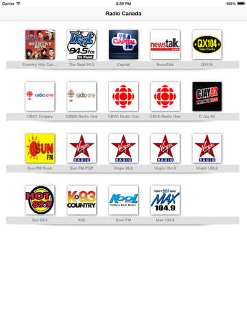 Screenshot #4 pour My Radio Canada: Canadian All radios in the same app! Cheers radio;)