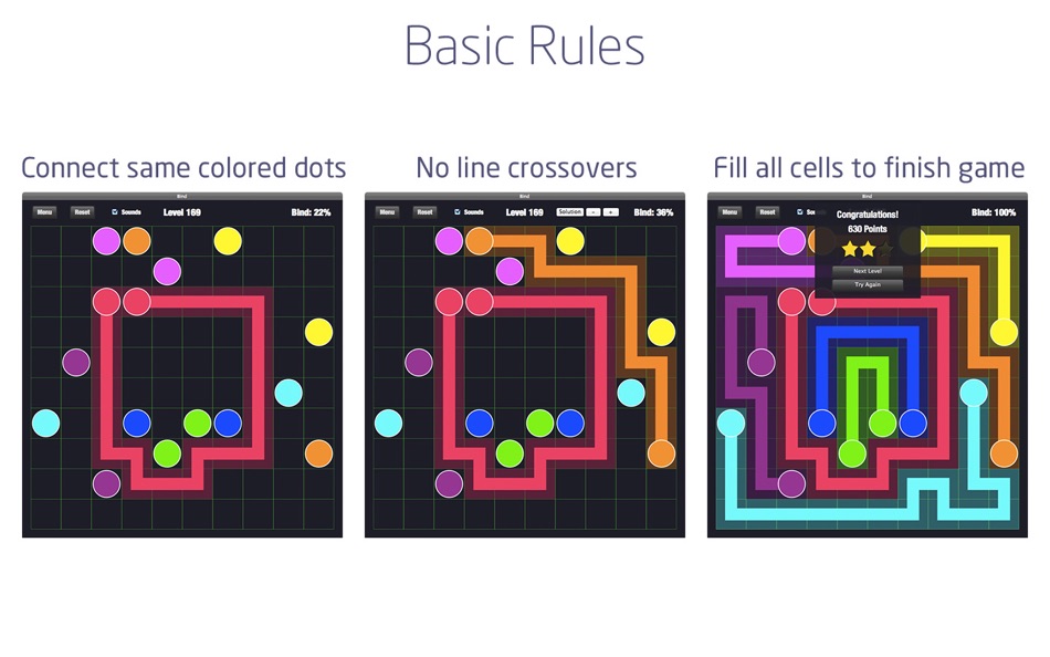 #5. Bind: Brain teaser puzzle game (macOS) Podle: Voros Innovation