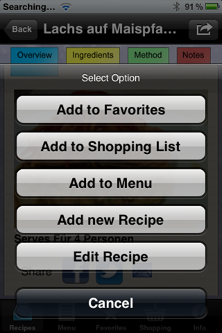 Recipe Manager screenshot 4