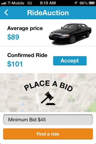 RideAuction screenshot 4