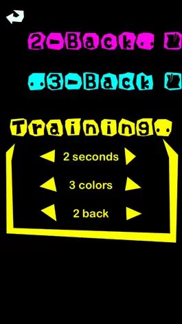 Game screenshot 2Back Man〜n-back task〜 apk