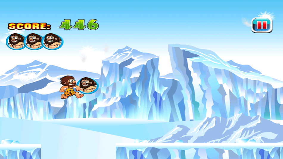 #2. Dumb Caveman Jake's Pre Ice Age Run: Ways to Escape if You Can (iOS) 由: Kris Copeland