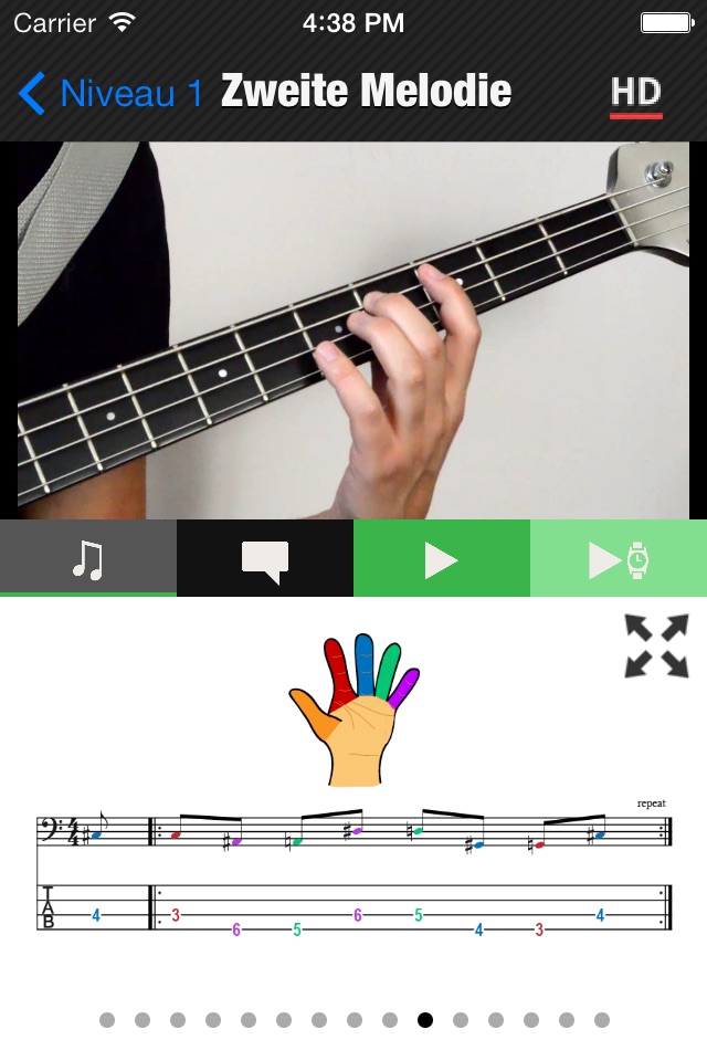 Beginner Bass method HD screenshot 4