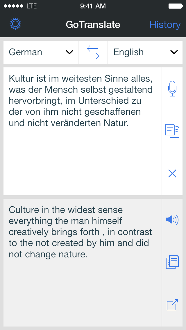 GoTranslate for Google Translate™ Screenshot 2