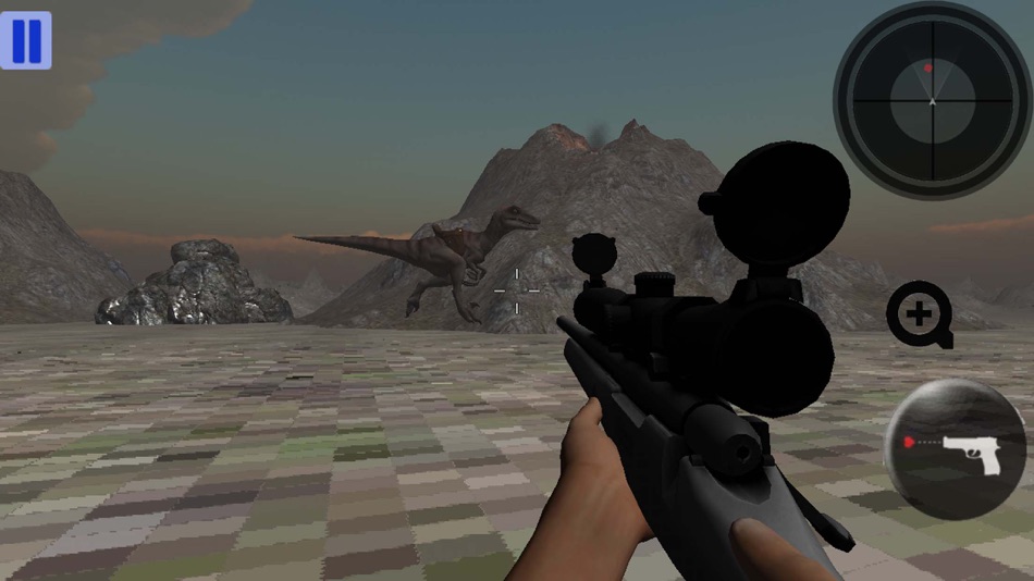 #4. Dino Hunting Sniper 3D (iOS) 由: MUHAMMAD PARWANA