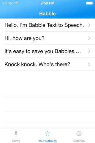 Babble TTS screenshot 3