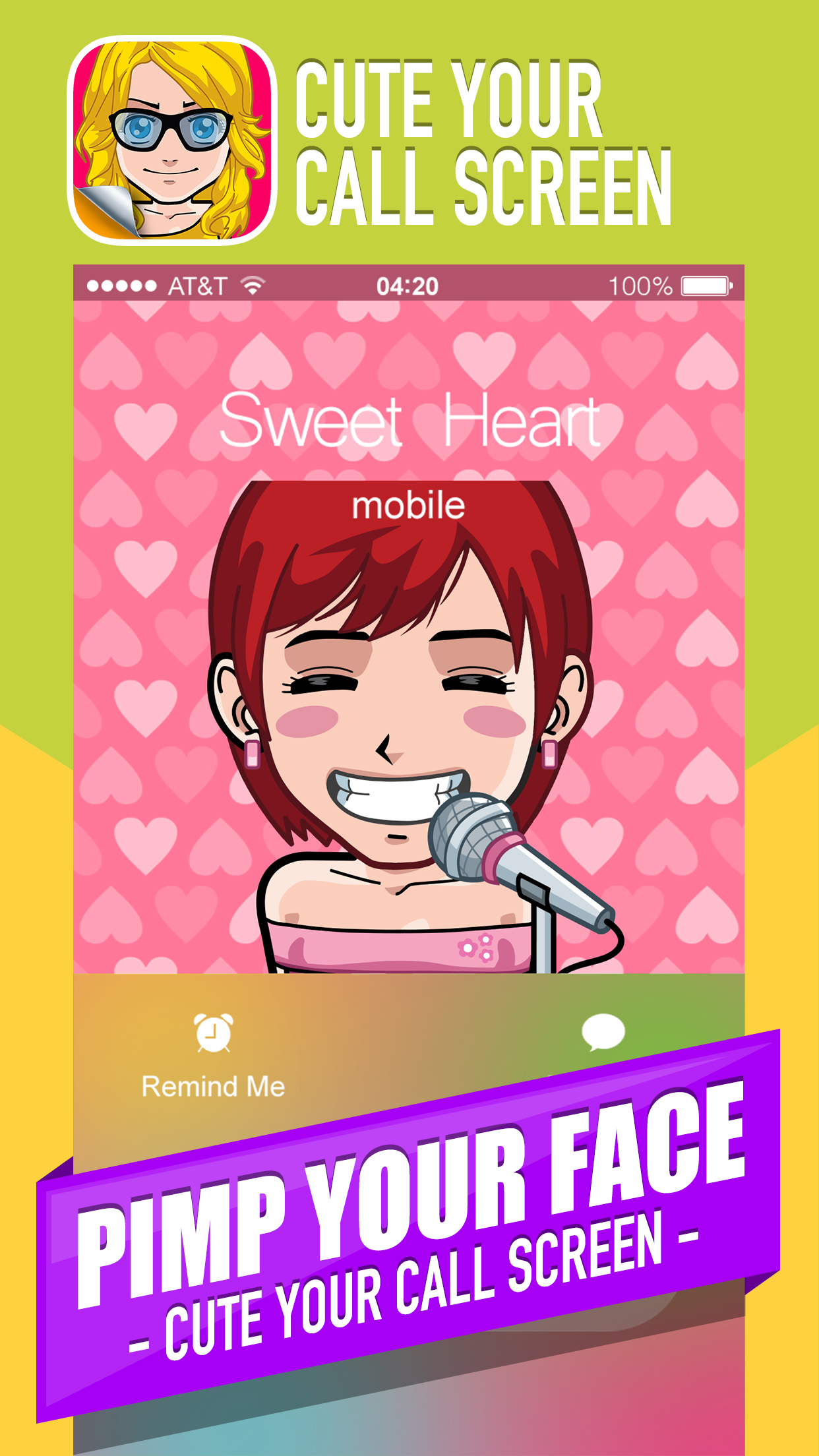 Pimp Your Face - Cute Your Call Screen screenshot 3