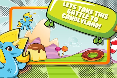 Little Unicorns in Candy land - My Fun Jumping & Flying Girly Game screenshot 2