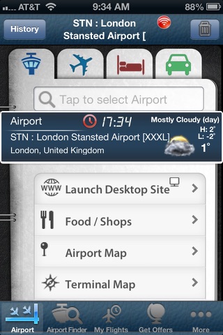 London Stansted Airport + Flight Tracker STN screenshot 2