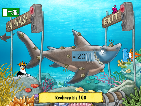 Screenshot #4 for Deutsch und Mathe 2. Klasse: Emil & Pauline in der Tiefsee - Rechnen und Lesen für die Grundschule