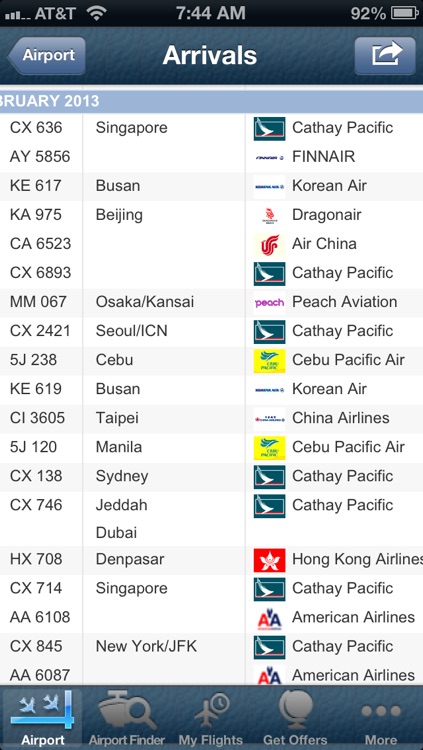 Hong Kong Airport + Flight Tracker Premium screenshot-3