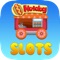 Mini Food Truck Slots Pro - Ace 777 Slot Machine of Food Vans Casino! Spin the Awesome Fortune Wheel to Win the Big Prize!