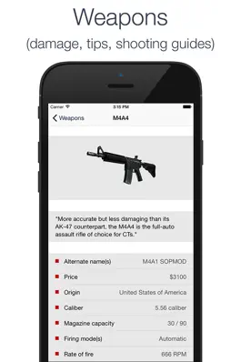 Game screenshot Database for Counter-Strike: Global Offensive™ (Weapons, Guides, Maps, Tips & Tricks) apk