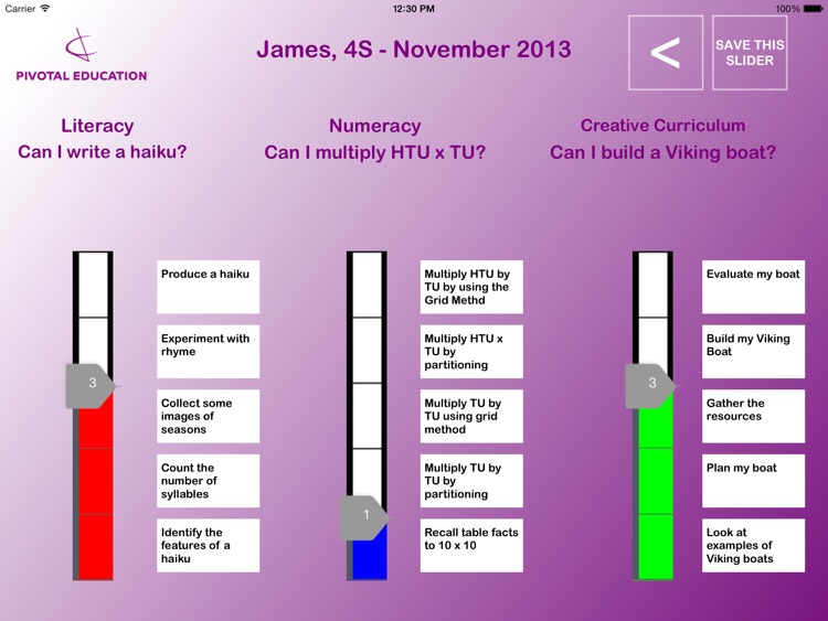 Pivotal Progress Sliders screenshot-3