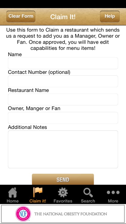 Restaurant Menu Nutrition screenshot-3