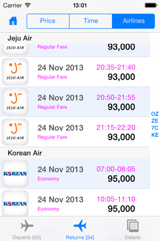 Korea Flight FREE screenshot 3