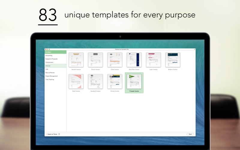 Themes for Numbers Screenshot